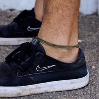 Men's Olive Anklet Gallery Thumbnail