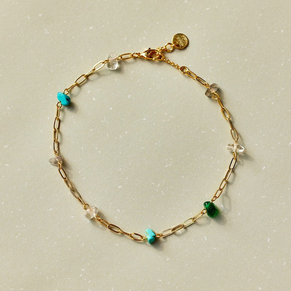 Earth Day Stone Chain Anklet 4