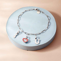 Harper Stone & Enamel Heart Charm Gallery Thumbnail