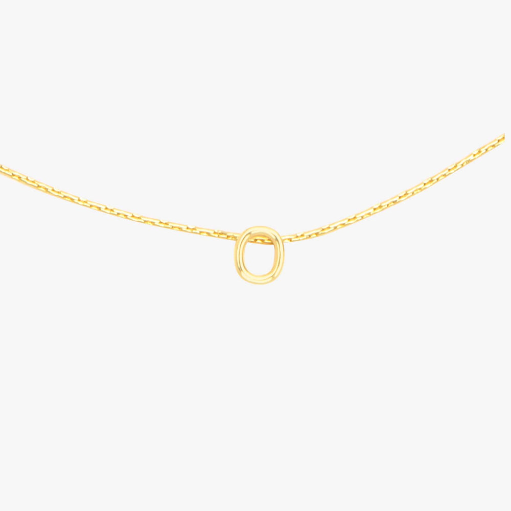Snake Chain Alphabet Necklace 26