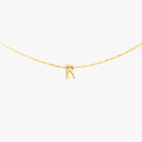 Snake Chain Alphabet Necklace