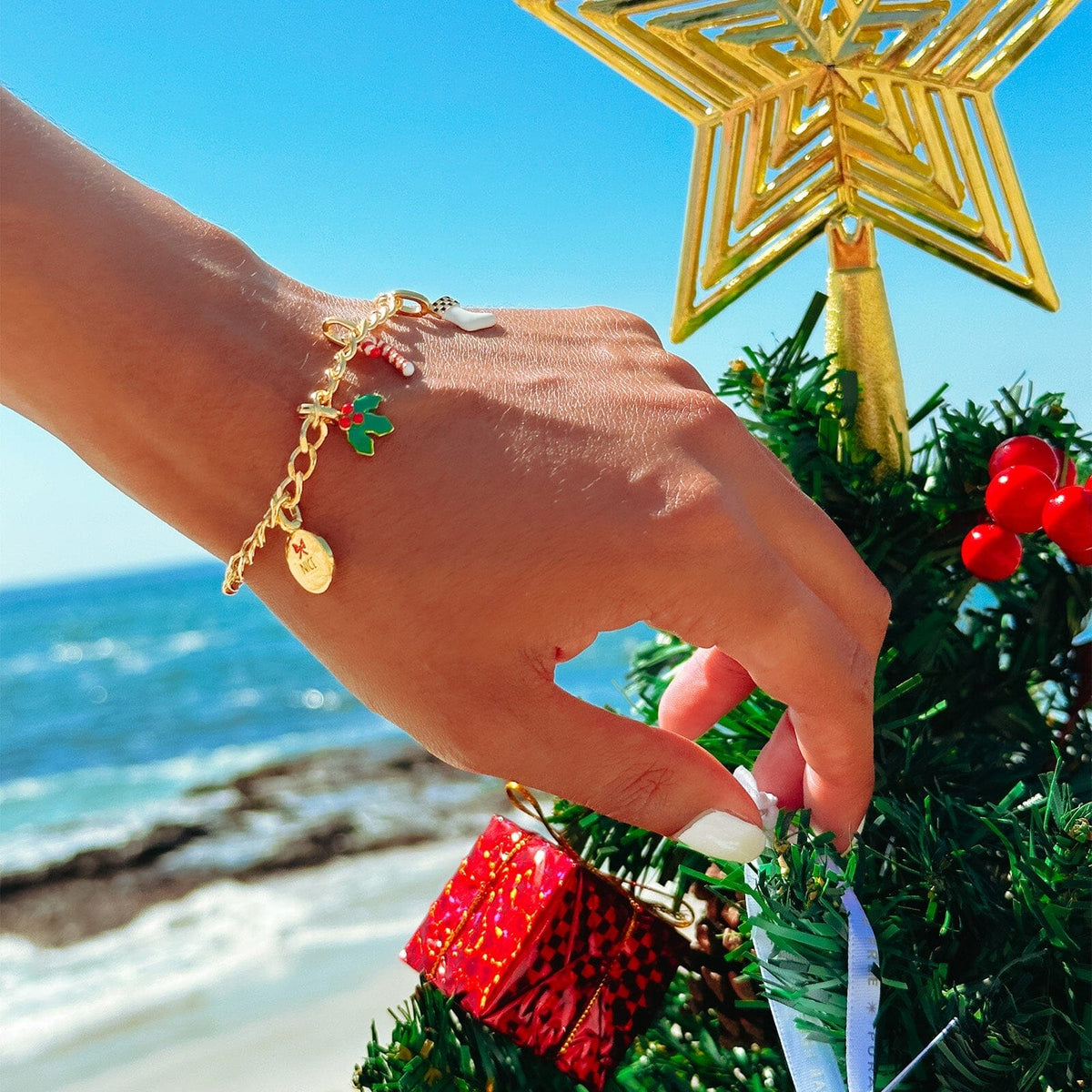 Harper Mistletoe Charm