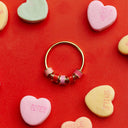 Enamel Bead Fidget Ring