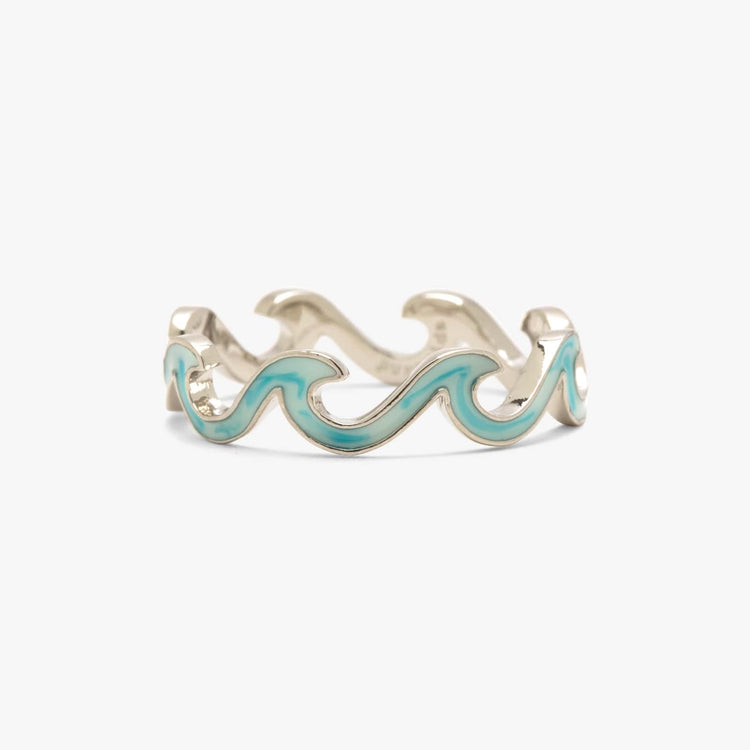 Tie Dye Enamel Wave Ring