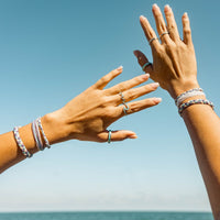 Tie Dye Enamel Wave Ring Gallery Thumbnail