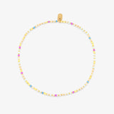 Mixed Seed Bead Stretch Anklet