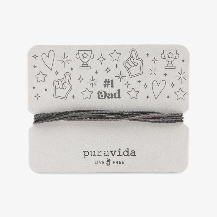 #1 Dad Bracelet Card