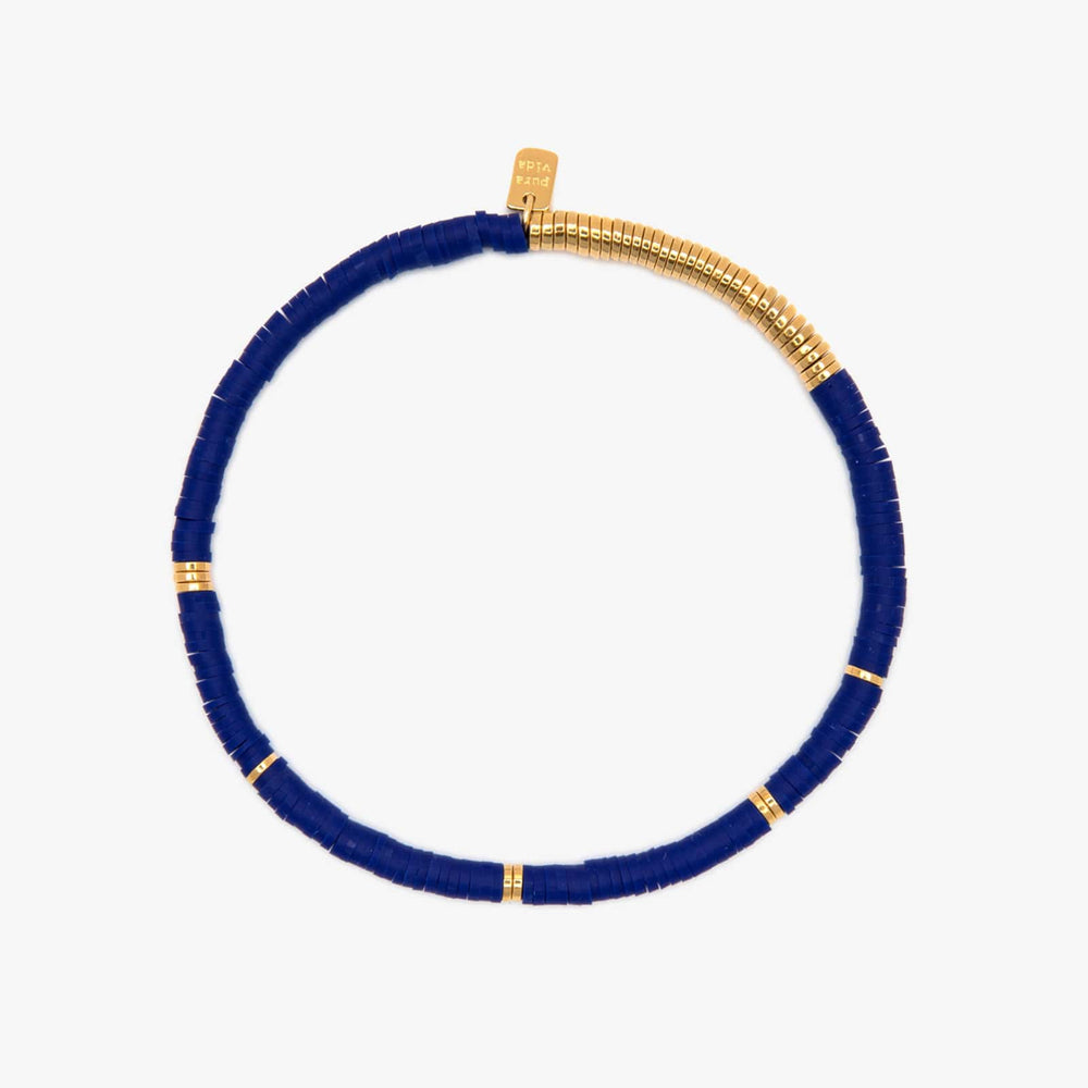 Surfrider Gold Stretch Anklet 1