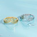 Surfrider Triple Wave Ring