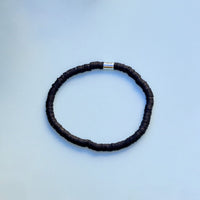 Black Seascape Stretch Bracelet Gallery Thumbnail