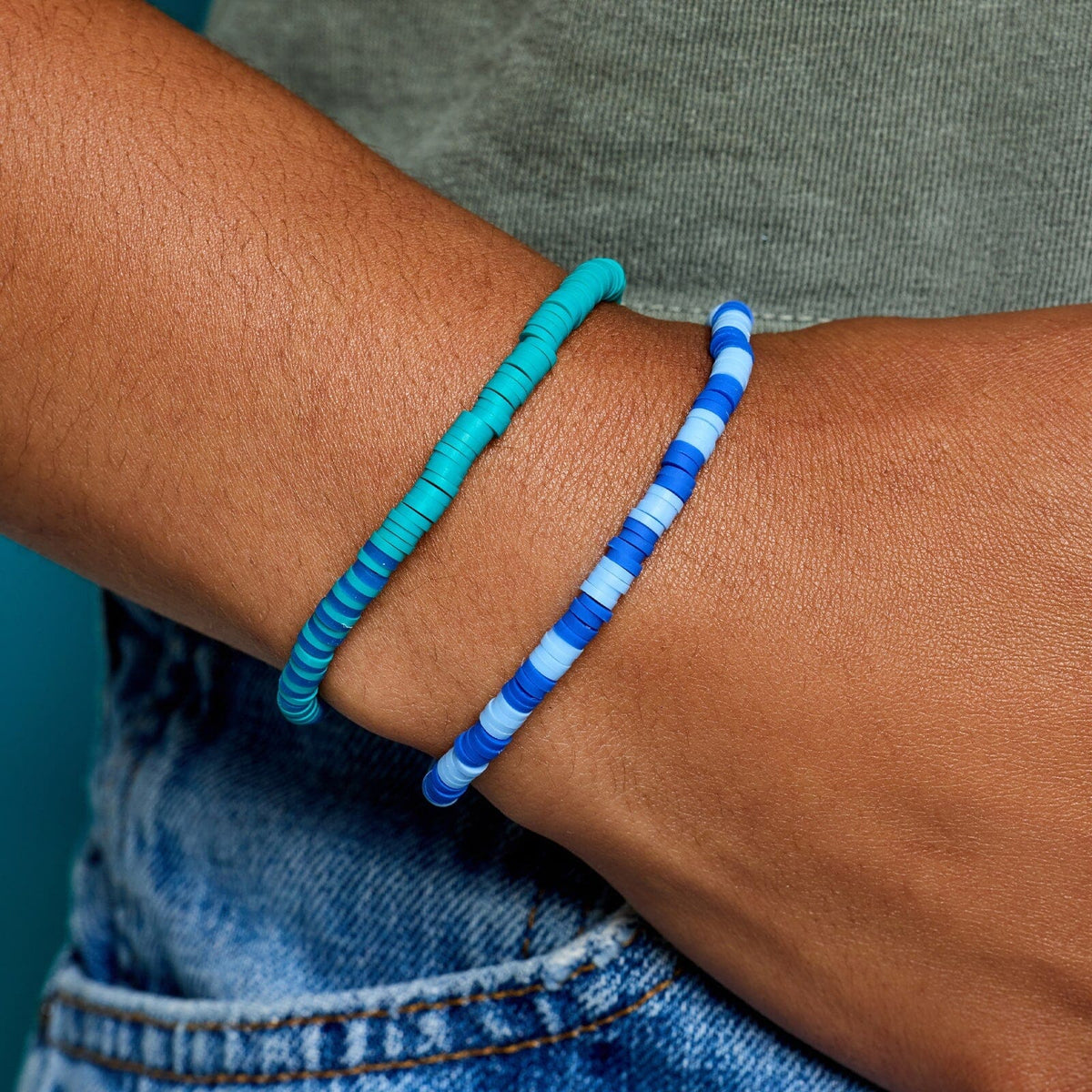 Lagoon Seascape Stretch Bracelet