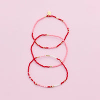 Be Mine Stretch Bracelet Set of 3 Gallery Thumbnail