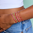 Strawberry Fields Stretch Bracelet Set of 8