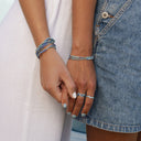 Out to Sea Mixed Bead Stretch Bracelet Set of 8