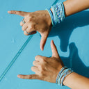 Out to Sea Mixed Bead Stretch Bracelet Set of 8
