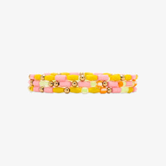 Sarita Mixed Seed Bead Stretch Bracelet Set