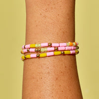 Sarita Mixed Seed Bead Stretch Bracelet Set Gallery Thumbnail
