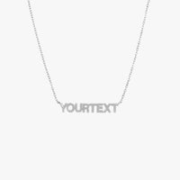 Block Letter Necklace