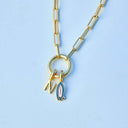 Harper Round Charm Chain Necklace