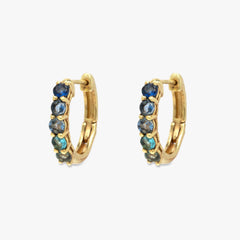 Surfrider Ombre Stone Hoop Earrings