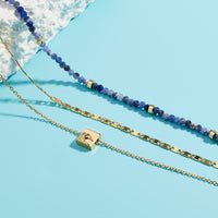 Surfrider Sea Stone Bead Choker Gallery Thumbnail