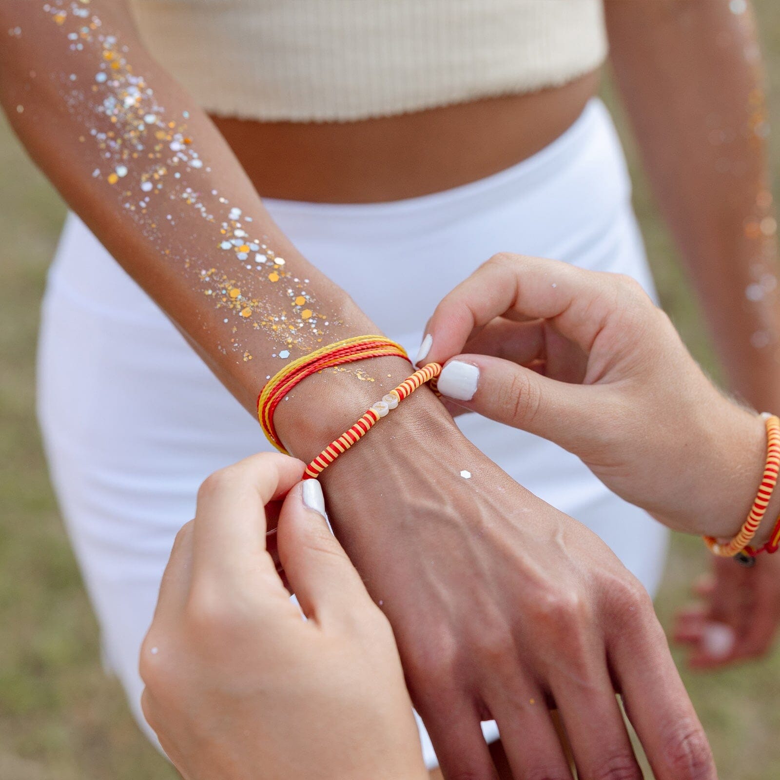Chi Omega Bracelet Set of 2