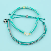 Zeta Tau Alpha Bracelet Set of 2 Gallery Thumbnail