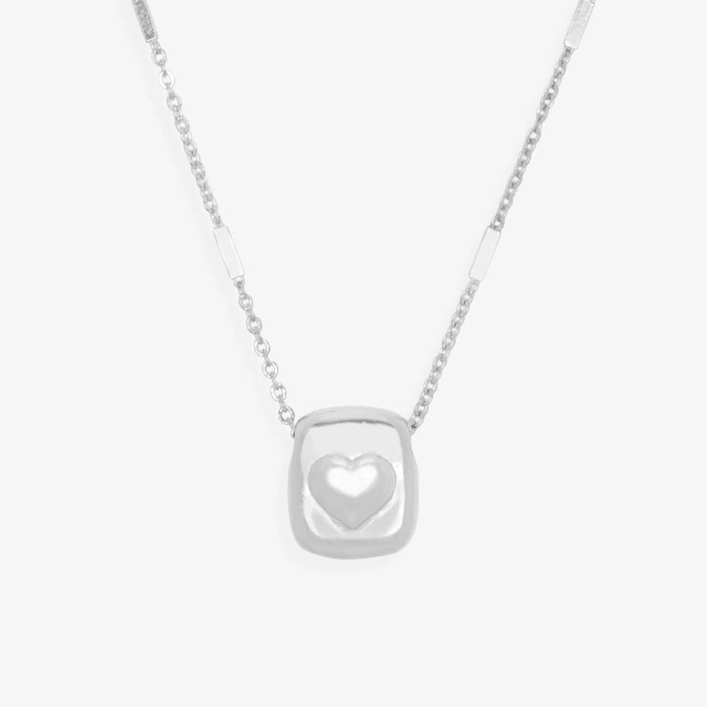 Puffy Heart Pendant Necklace 2