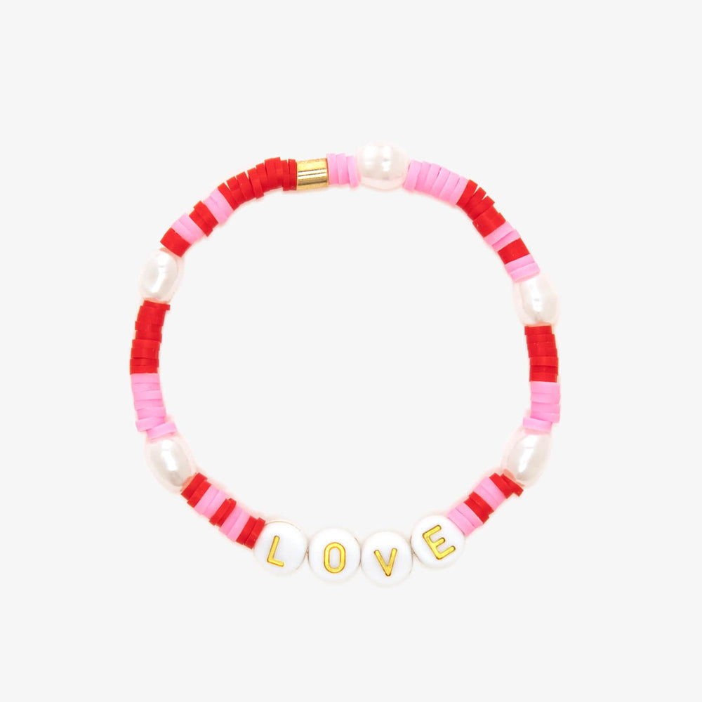 Love, Bestie Bead Stretch Bracelet 1