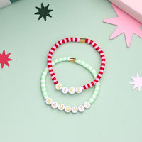 Naughty or Nice Stretch Bracelet Set Gallery Thumbnail