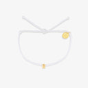 White Alphabet Bubble Charm Bracelet