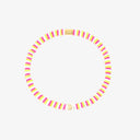 Raspberry Alphabet Stretch Bracelet