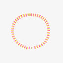 Raspberry Alphabet Stretch Bracelet
