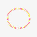 Raspberry Alphabet Stretch Bracelet