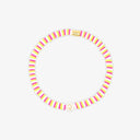 Raspberry Alphabet Stretch Bracelet