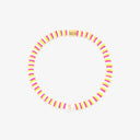 Raspberry Alphabet Stretch Bracelet
