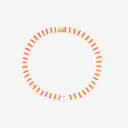 Raspberry Alphabet Stretch Bracelet
