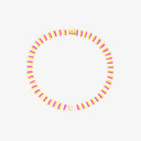Raspberry Alphabet Stretch Bracelet