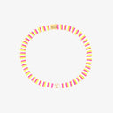 Raspberry Alphabet Stretch Bracelet