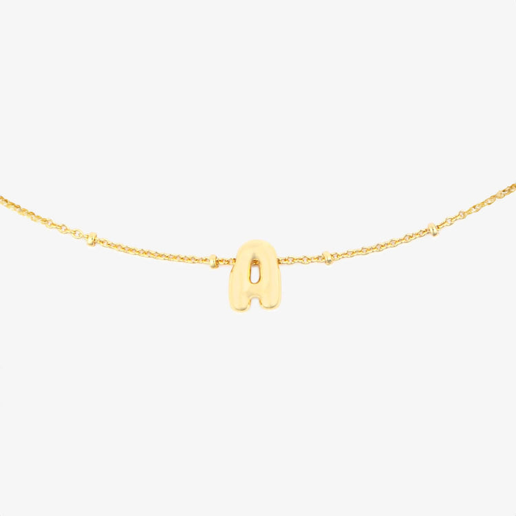 Alphabet Satellite Chain Choker