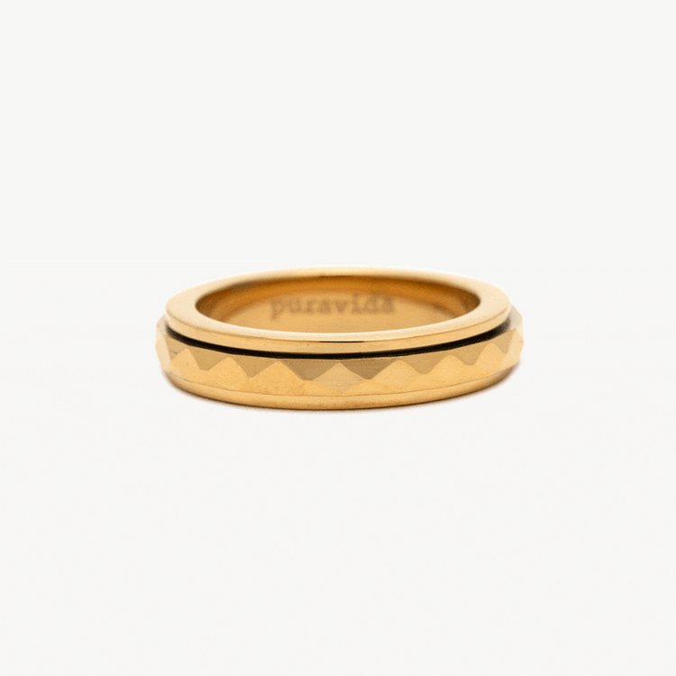 Diamond Cut Fidget Ring