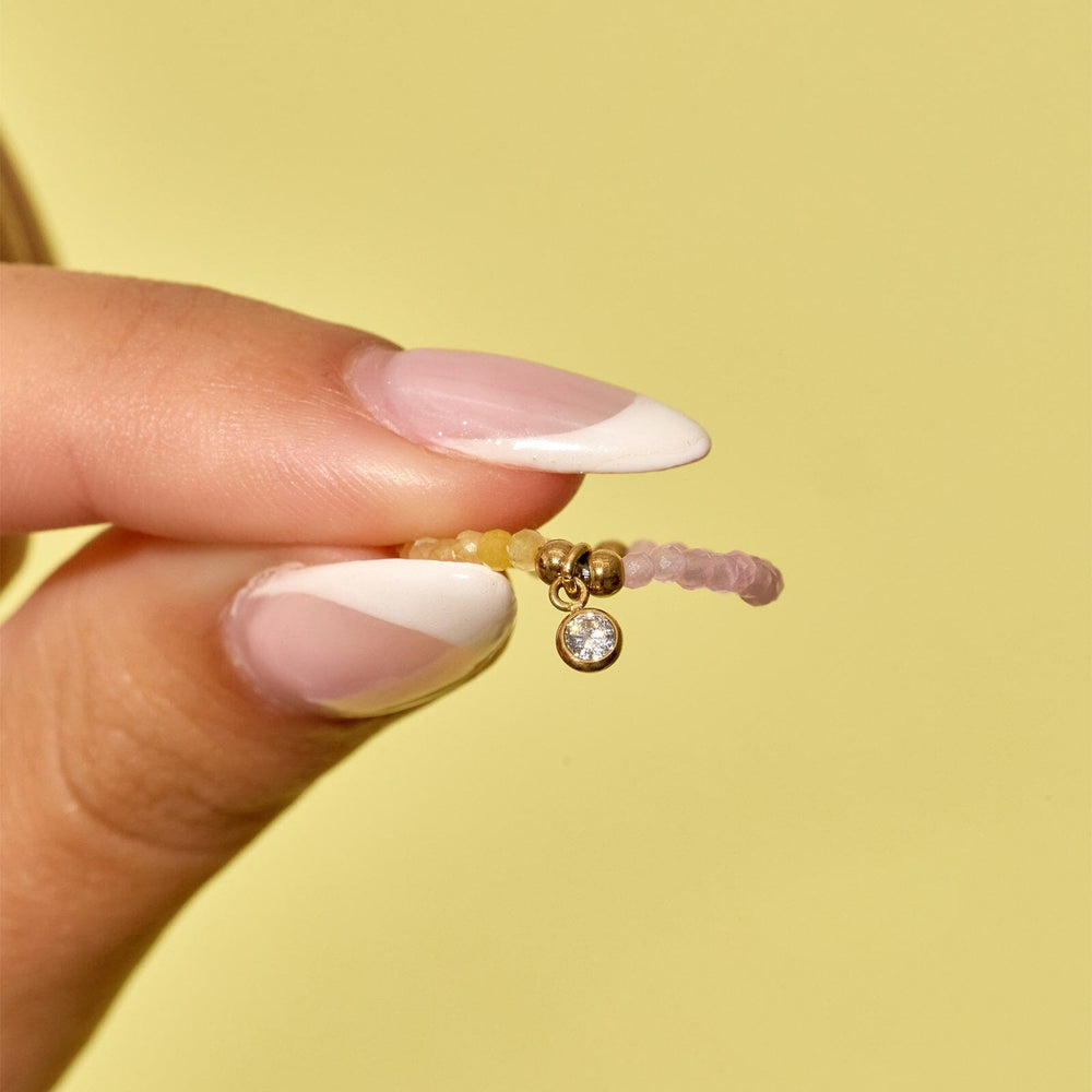 Le Soleil Seed Bead Stretch Ring 4