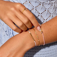 Le Soleil Seed Bead Stretch Ring Gallery Thumbnail