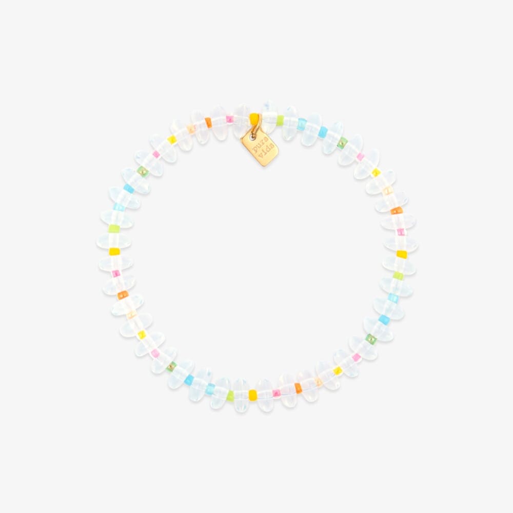 Iridescence Bead Stretch Bracelet 1