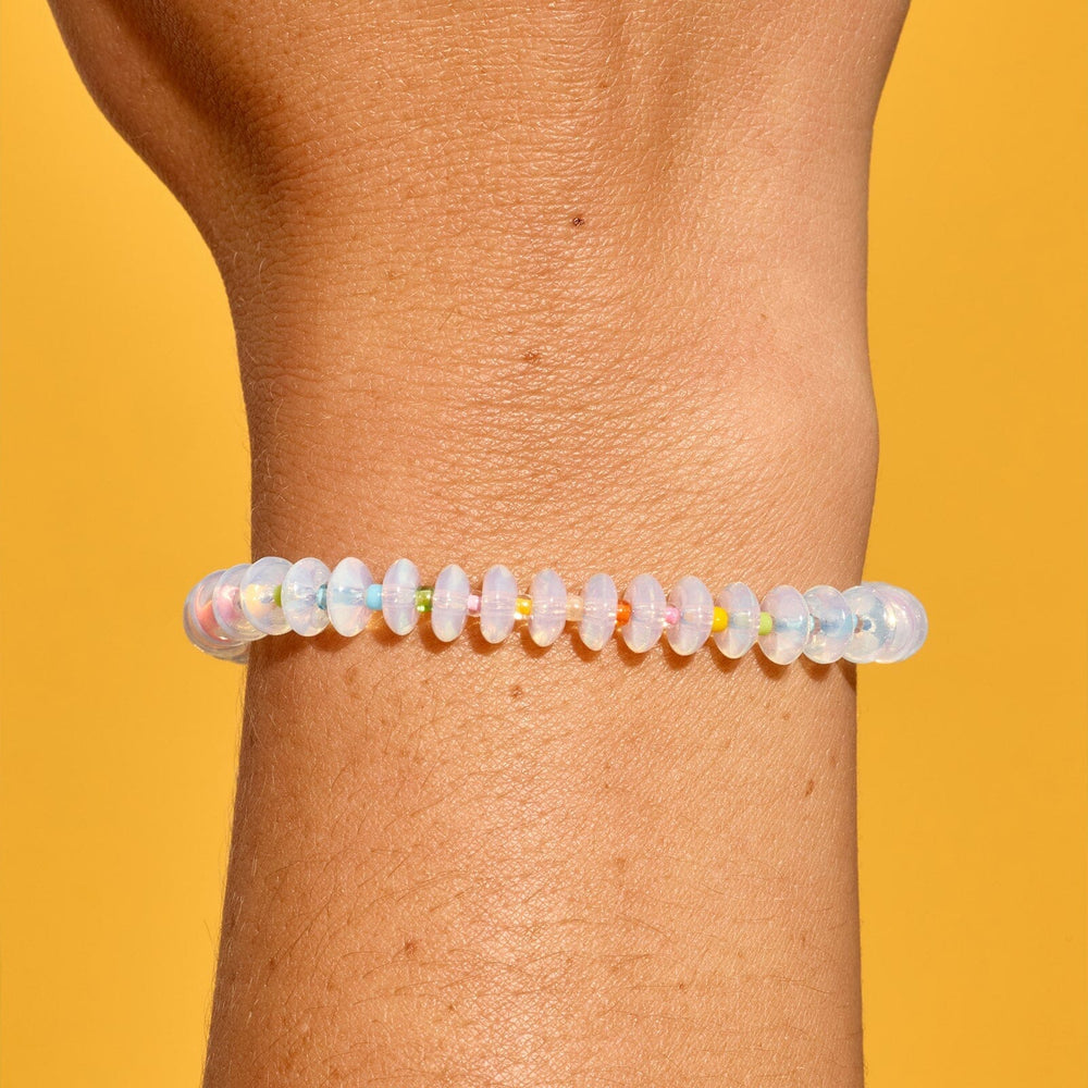 Iridescence Bead Stretch Bracelet 2