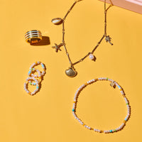 Pippa Pearl Stretch Anklet Gallery Thumbnail