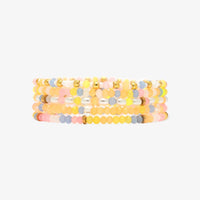 Frosted Bead Stretch Bracelet Set Gallery Thumbnail