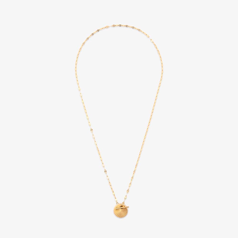 Starburst Disc Toggle Necklace 5
