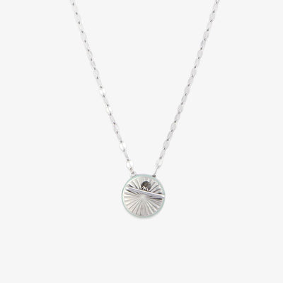 Starburst Disc Toggle Necklace