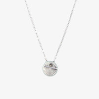 Starburst Disc Toggle Necklace